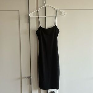 Black Naked Wardrobe Tank Dresss
